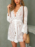 Scallop Crochet Beach Dress