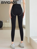 BIVIGAOS Summer Letters Ultra-Thin Shark Leggings Women High Waist Tight Fitness Leggings Seamless Sexy Sun Protection Leggings