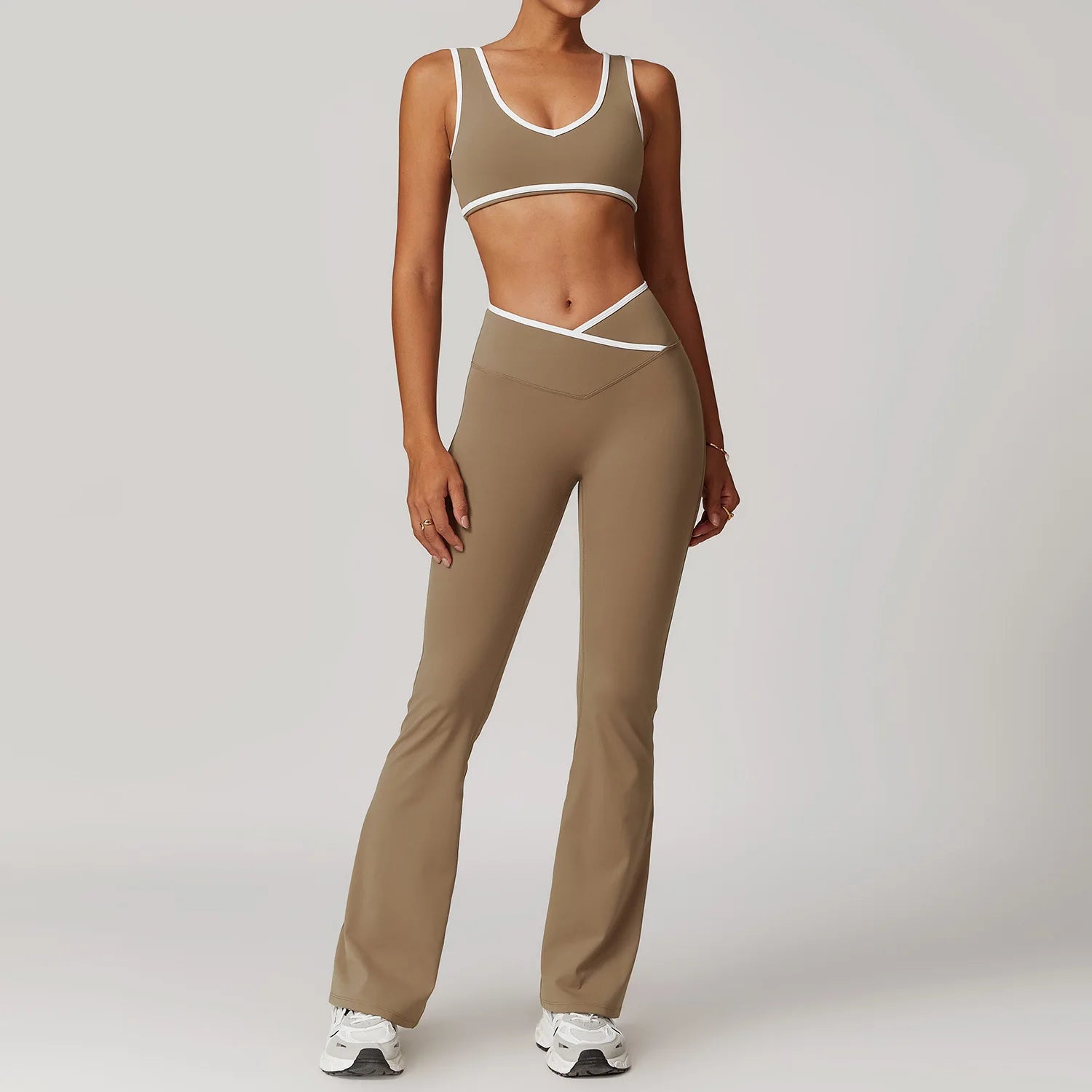 Aurelia Sun Bra & Leggings Training Set – Cocoa Brown – image 10