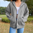 Fleece-Lined Zip Hoodie