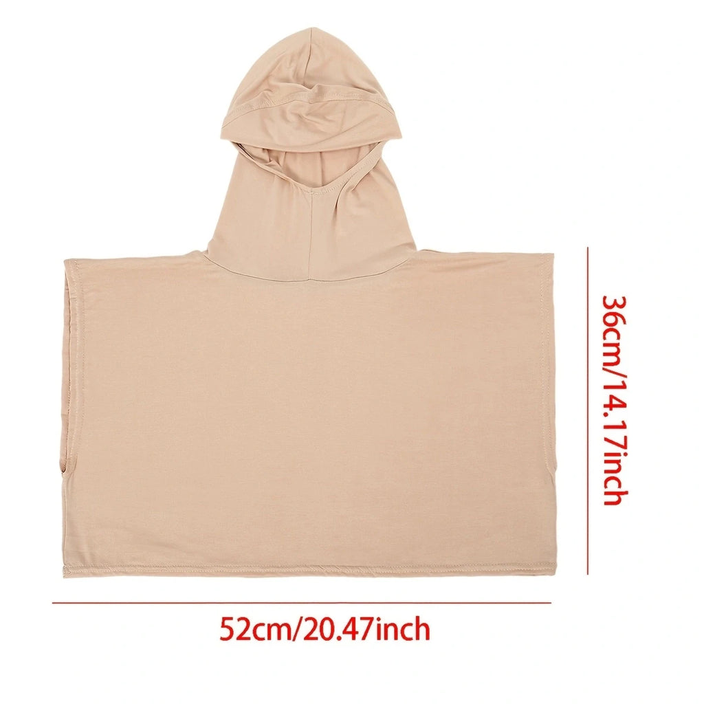 One-Piece Brimmed Headscarf