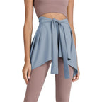 Tie-Wrap Athletic Skirt Overlay