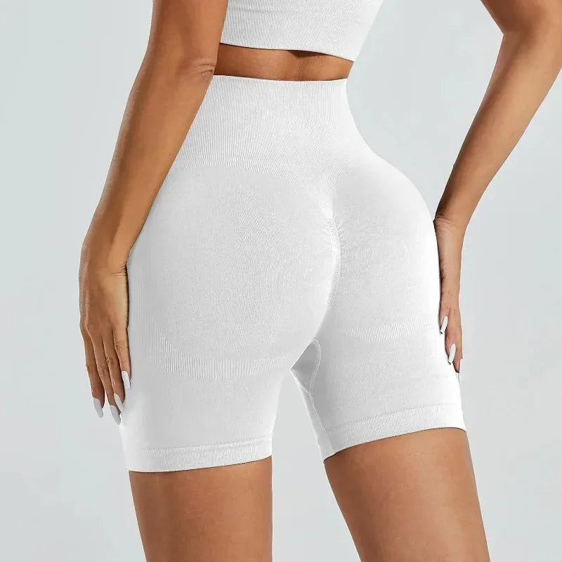 High-Rise Stretch Yoga Shorts