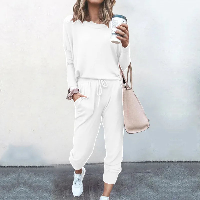 Cozy Pullover & Straight-Leg Pants Set