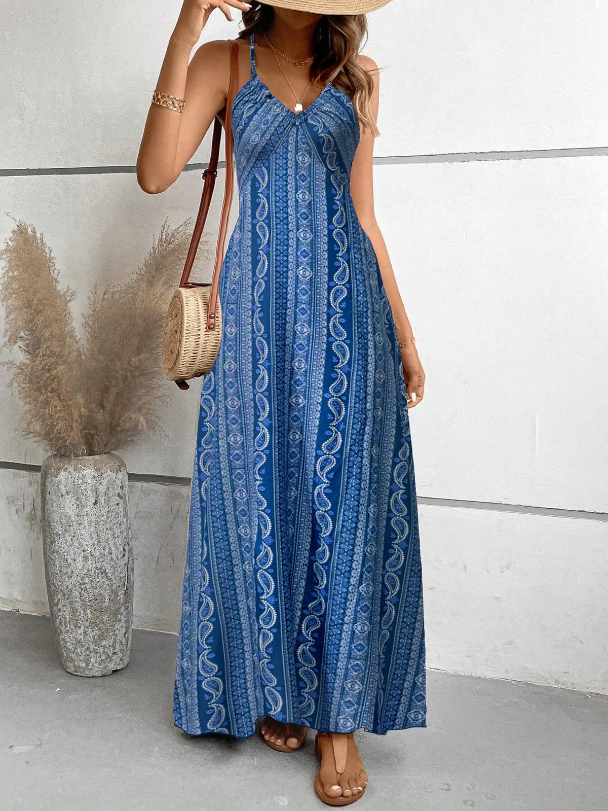 Backless Maxi Dress