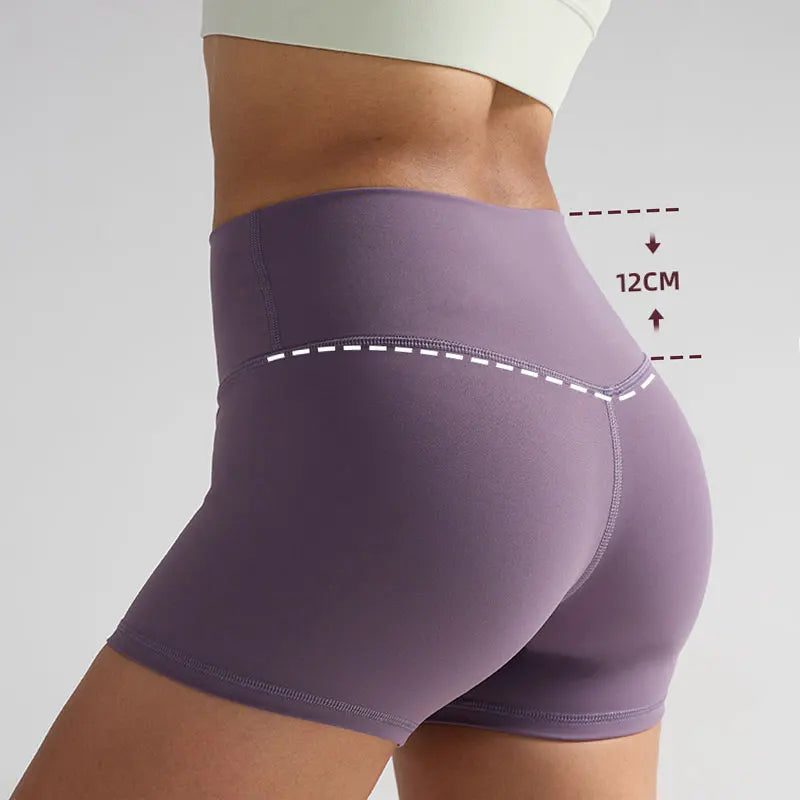 Aurelia Sun Quick-Dry High-Waist Yoga Shorts – Mint Green – image 1