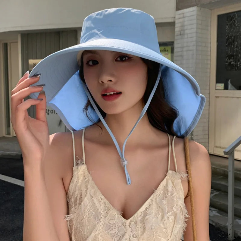 Coastal Neck Cover Hat UPF 50+