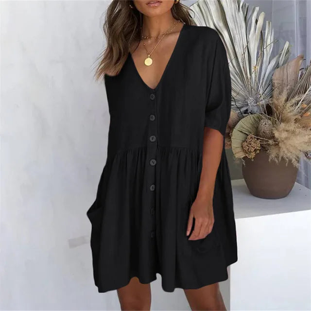 V-Neck Beach Cover-Up Collection