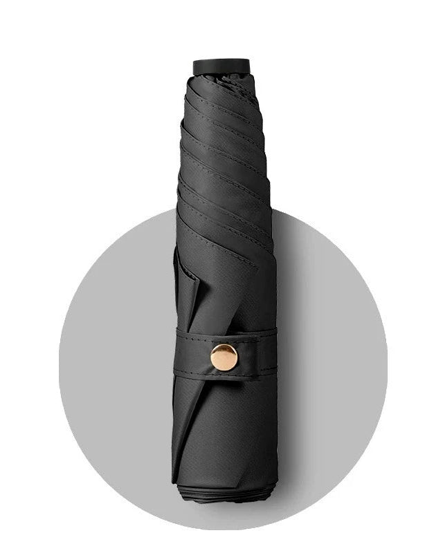 Aurelia Sun Ultra-Light Pocket Umbrella – Black