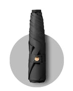 Aurelia Sun Ultra-Light Pocket Umbrella – Black