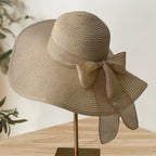 Oversized Bow Straw Sun Hat