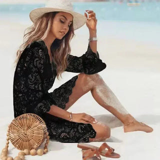 Scallop Crochet Beach Dress
