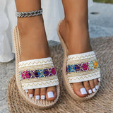 Bohemian Tassel Flat Sandals