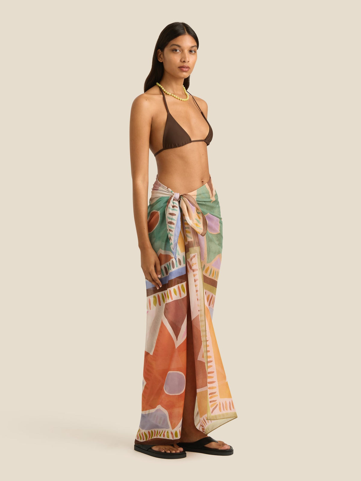 Aster Tile Square Pareo by Aurelia Sun