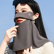 3D Ice Silk UPF50+ UV Protection Face Mask for Women Summer Outdoor Cycling Hiking 360° Face Neck Cover Cool Balaclava Scarf