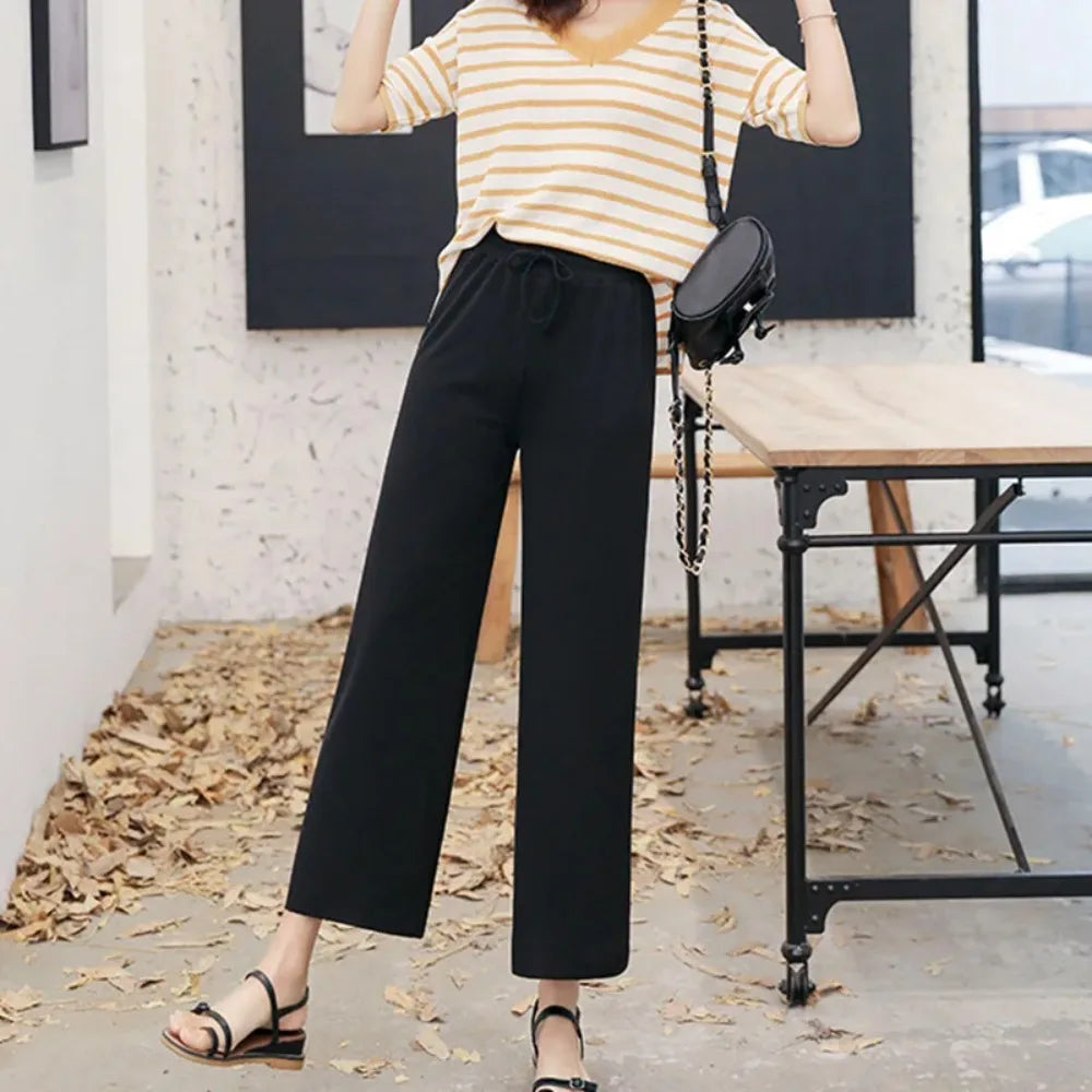Breeze Ankle-Length Wide-Leg Pants
