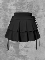 Everyday Elastic-Waist Mini Skirt