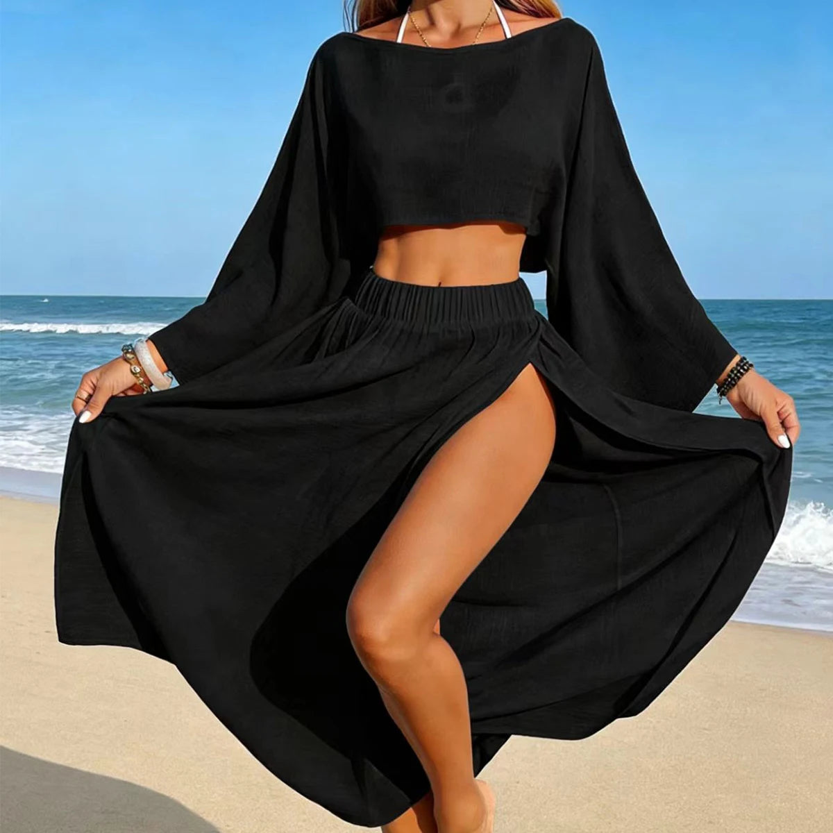 Riviera Two-Piece Cover-Up Set