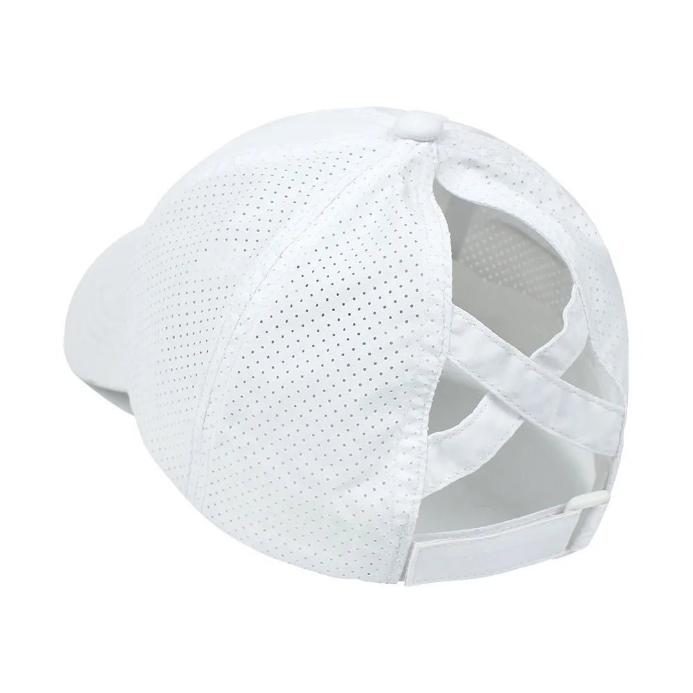 Mesh Ponytail Sports Cap