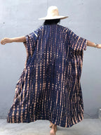 Tie-Dye Kimono Beach Cover-Up