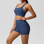 Pocketed Crossover Activewear Set