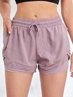 Aurelia Sun 2-in-1 Pocket Training Shorts – Black – image 4
