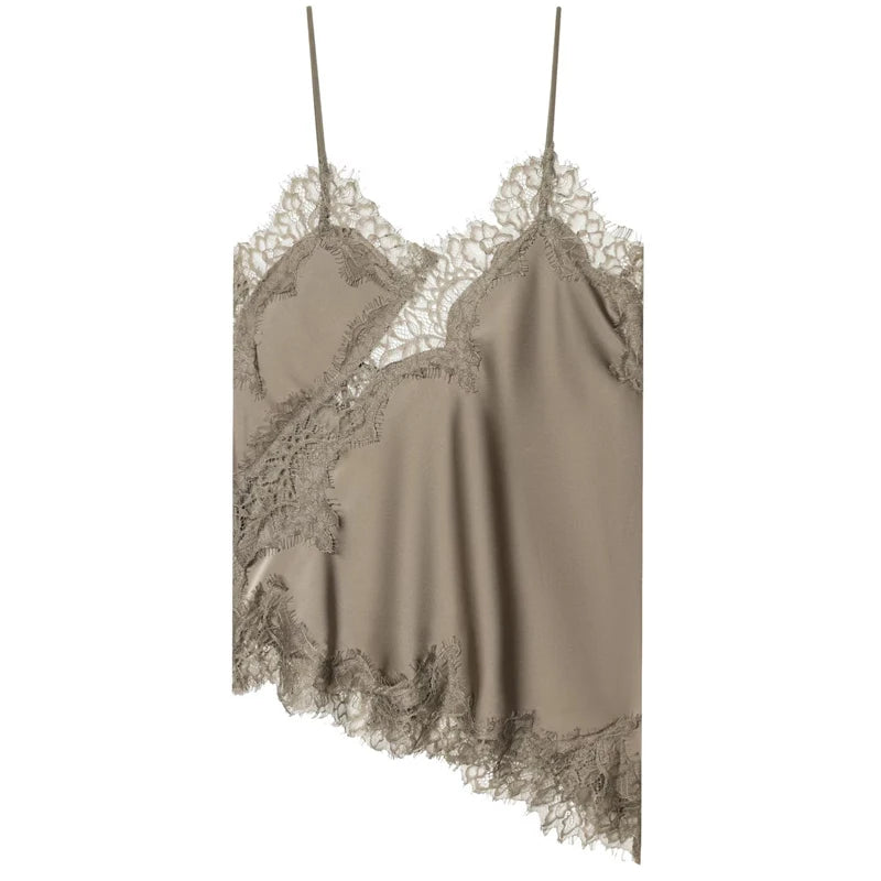 Asymmetric Lace Camisole