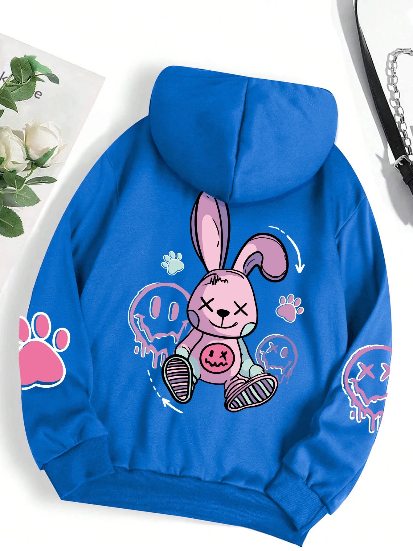 Graphic Fleece Pullover Hoodie