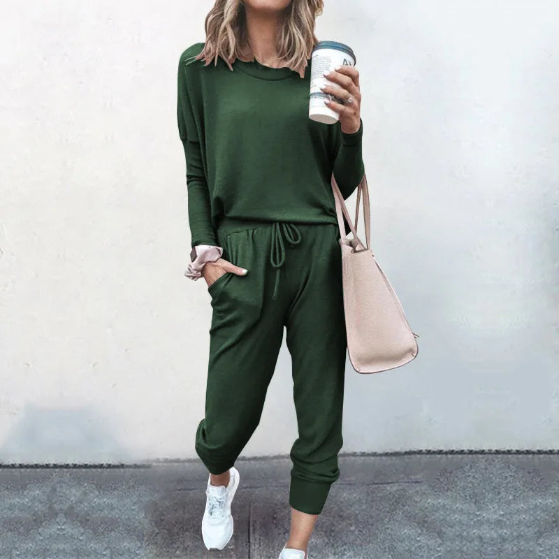 Cozy Pullover & Straight-Leg Pants Set