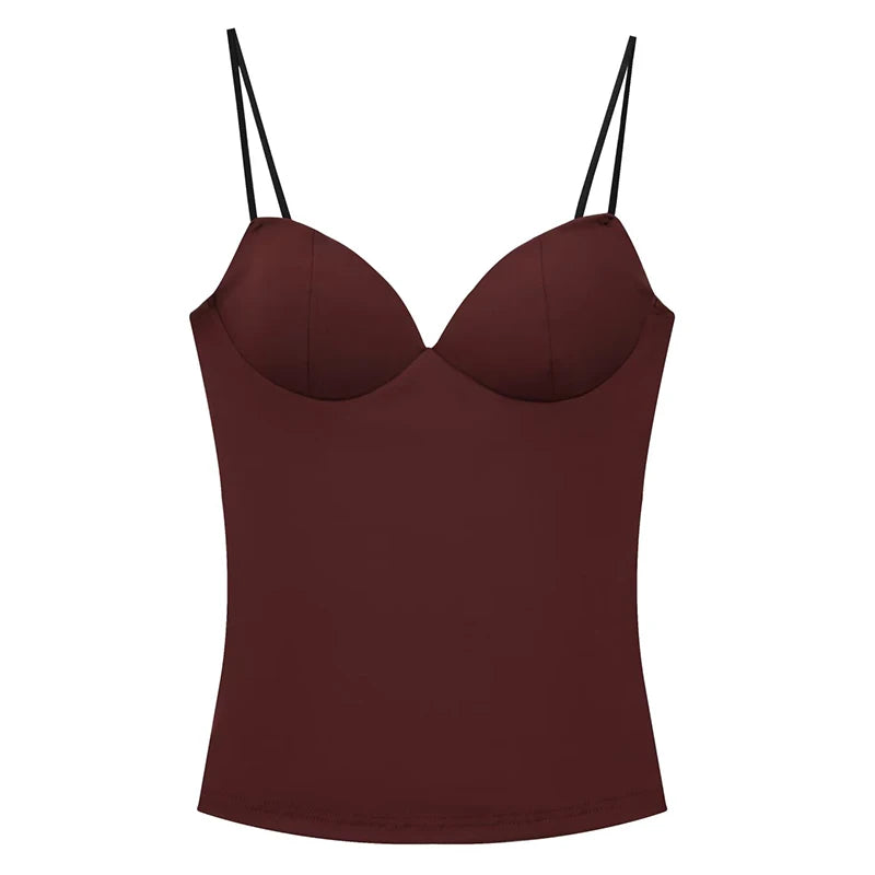 Strappy Corset Crop Camisole