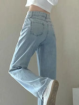 Isla Denim Relaxed Wide-Leg Jeans