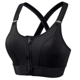 Front Zip Adjustable Sports Bra