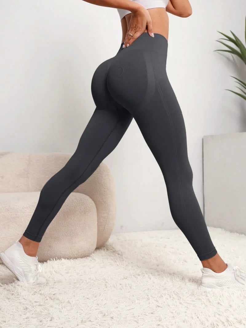 Aurelia Sun Seamless High-Waist Leggings – Brown – image 11