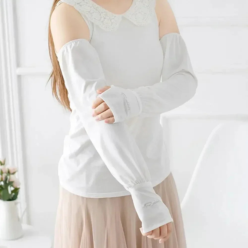 Loose Ice Silk Sleeve Gloves UPF 50+