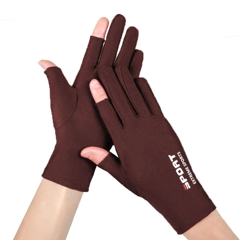 Anti-UV Men Women Fishing Gloves Sunscreen Antiskid Spring   Breathable Cycling Sport Gloves Fishing