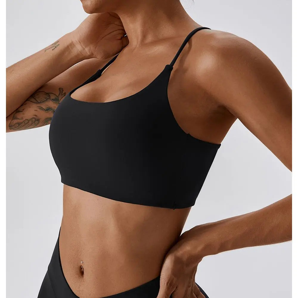 Aurelia Sun Multi-Strap U-Back Sports Bra – Calamus Purple – image 6