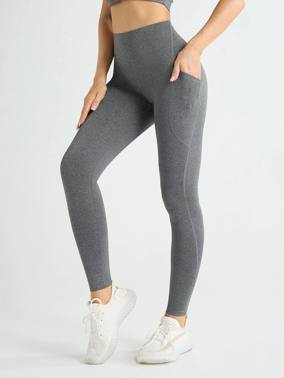 Aurelia Sun Pocket High-Waist Leggings – Berry Red – image 14