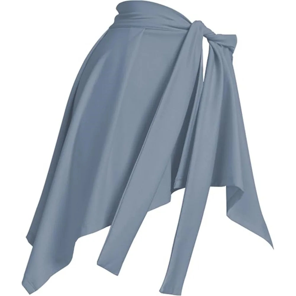 Tie-Wrap Athletic Skirt Overlay
