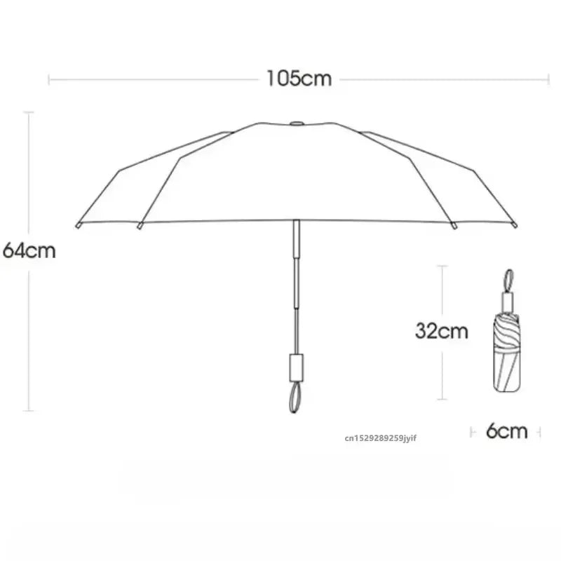 72 Bones Super Strong Windproof Automatic Folding Men Umbrella Reinforced Large Rainproof Sun Protection Umbrellas Women