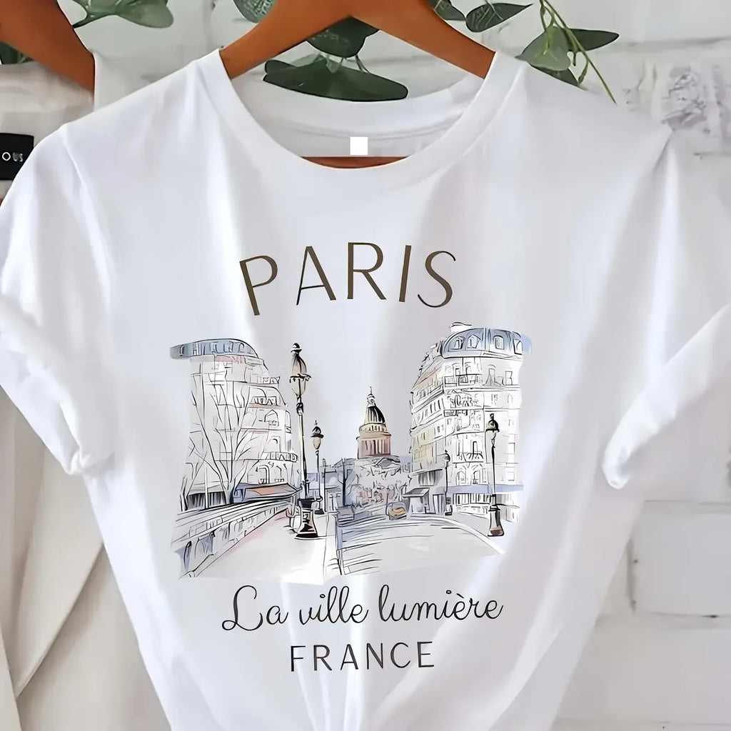 Paris Graphic Crew Tee