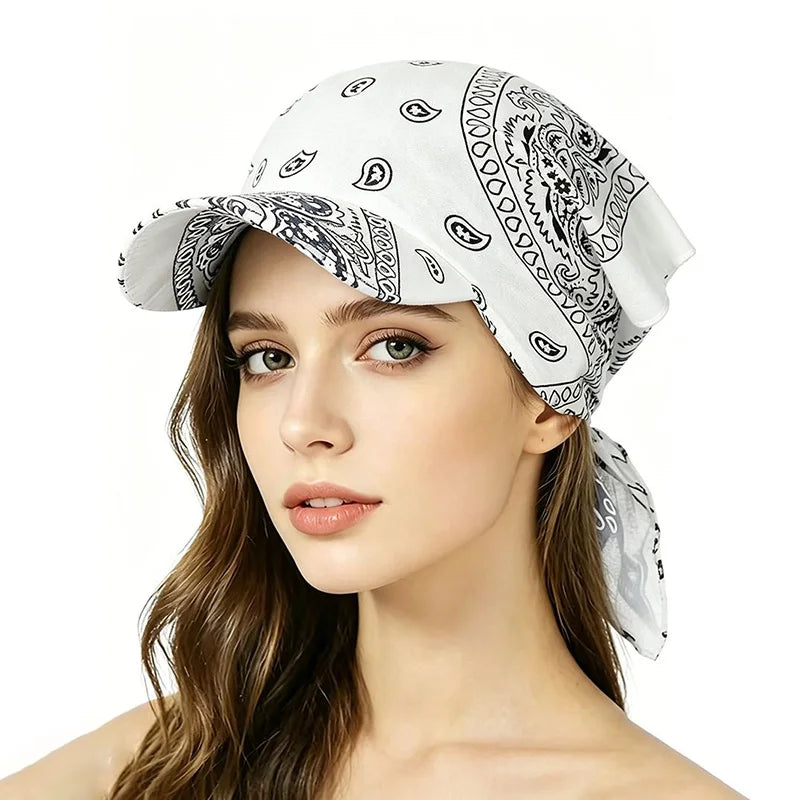 Paisley Ponytail Baseball Cap