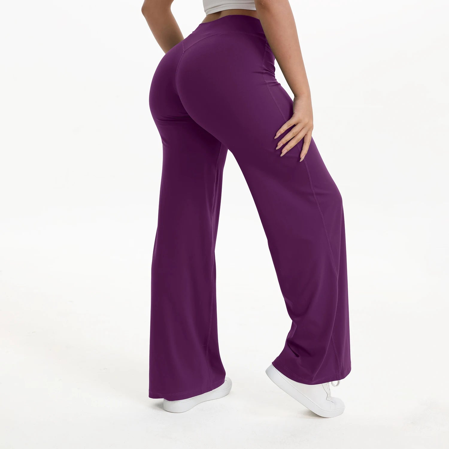 Aurelia Sun SoftMotion Straight Leg Yoga Pants – Milk Apricot Color – image 21