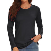 TACVASEN Summer UPF 50+ Long Sleeve Quick Dry High Elastic T-shirts Womens UV/Sun Protection Tee Shirts Hiking Swim Tops Outdoor