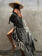 Tie-Dye Kimono Beach Cover-Up