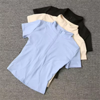 Zip-Front Short-Sleeve Training Top