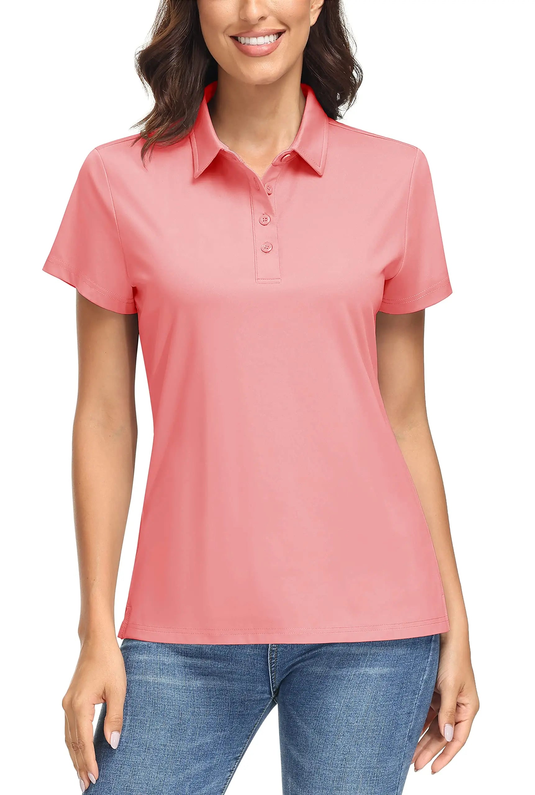 UPF 50+ Short-Sleeve Golf Polo