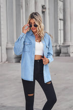 Logan Light-Wash Denim Shirt