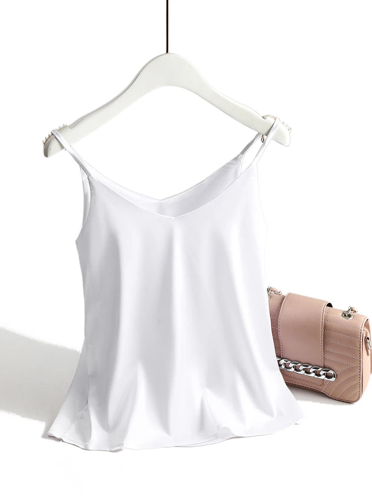 Satin-Look Halter Camisole