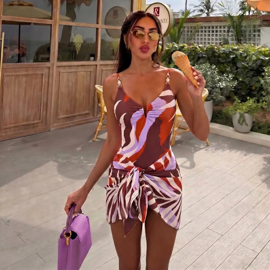 Shimmer Star Bikini with Cover-Up
