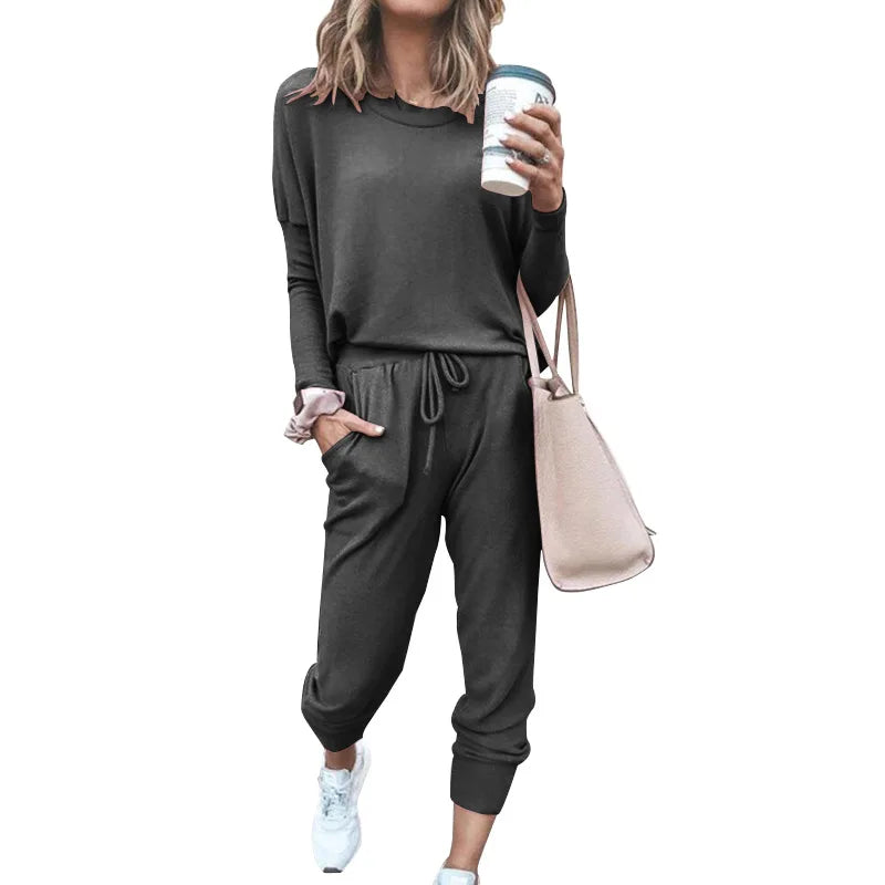Cozy Pullover & Straight-Leg Pants Set